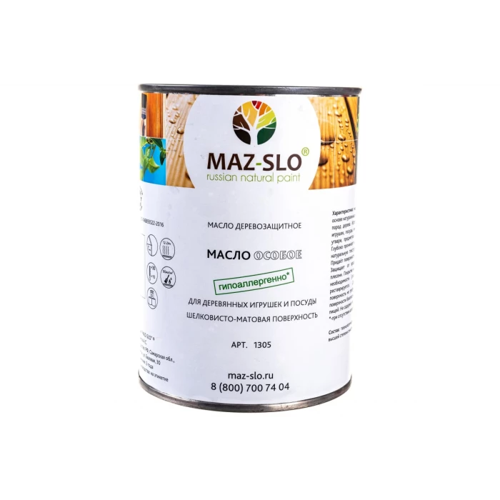 Масло для игрушек и посуды из дерева MAZ-SLO