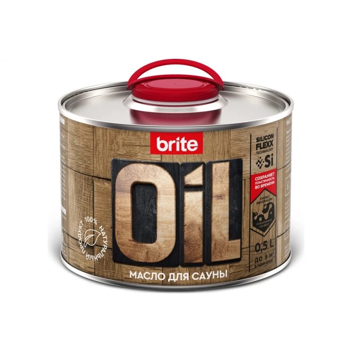 Масло для сауны BRITE FLEXX банка 0,5 л 212469