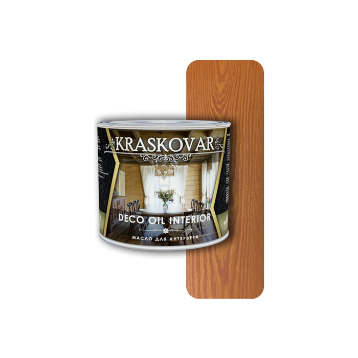 Масло для интерьера Kraskovar Deco Oil Interior лиственница 2,2л 1112