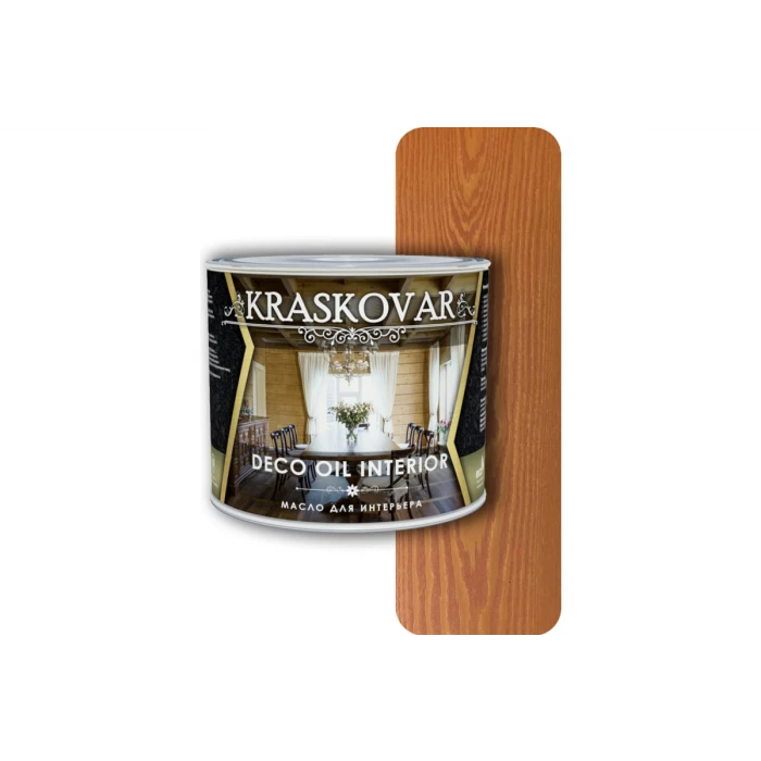 Масло для интерьера Kraskovar Deco Oil Interior лиственница 2,2л 1112
