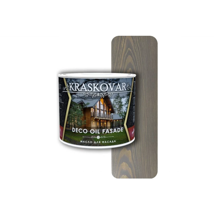 Масло для фасада Kraskovar Deco Oil Fasade Графит 2,2 л 1155