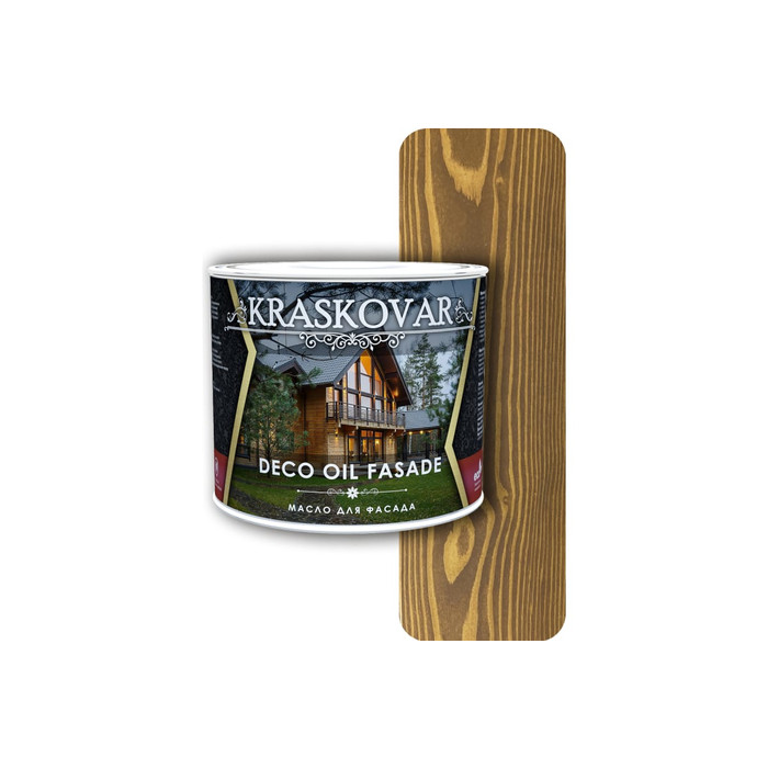 Масло для фасада Kraskovar Deco Oil Fasade Можжевельник 2,2 л 1148