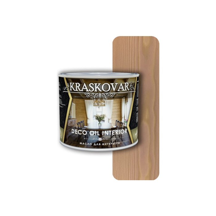 Масло для интерьера Kraskovar Deco Oil Interior имбирь, 2.2 л 1272