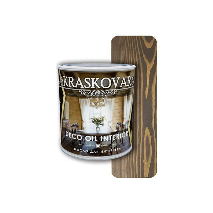 Масло для интерьера Kraskovar Deco Oil Interior палисандр 0,75л 1099