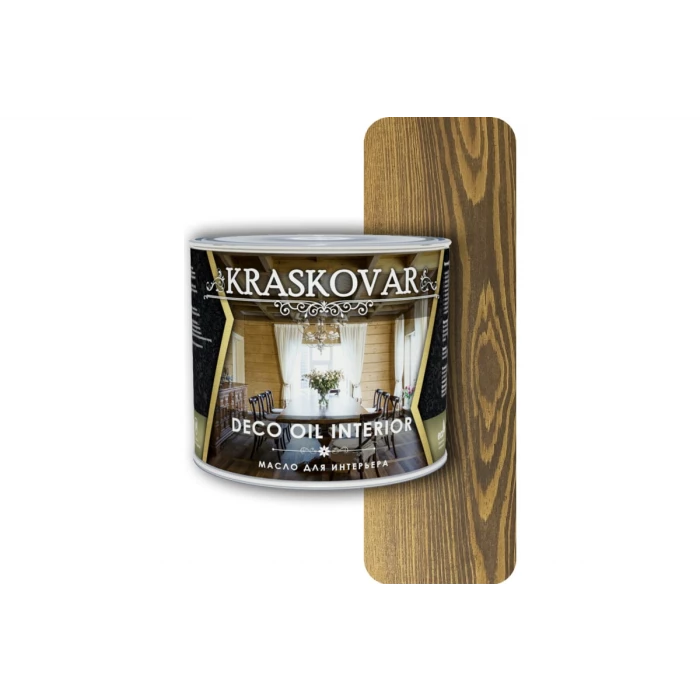 Масло для интерьера Kraskovar Deco Oil Interior орех 2,2л 1115