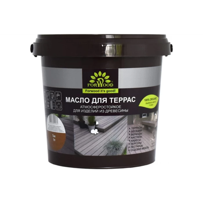 Масло для террас Forwood (тик; 1 л) 4607017519462