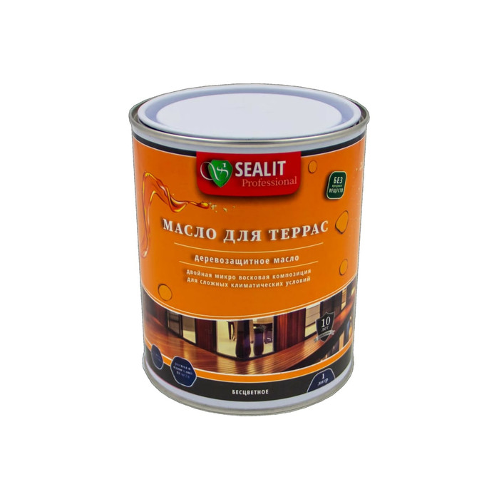 Масло для террас Sealit Terrace oil 5 л, макассар, 13-1010