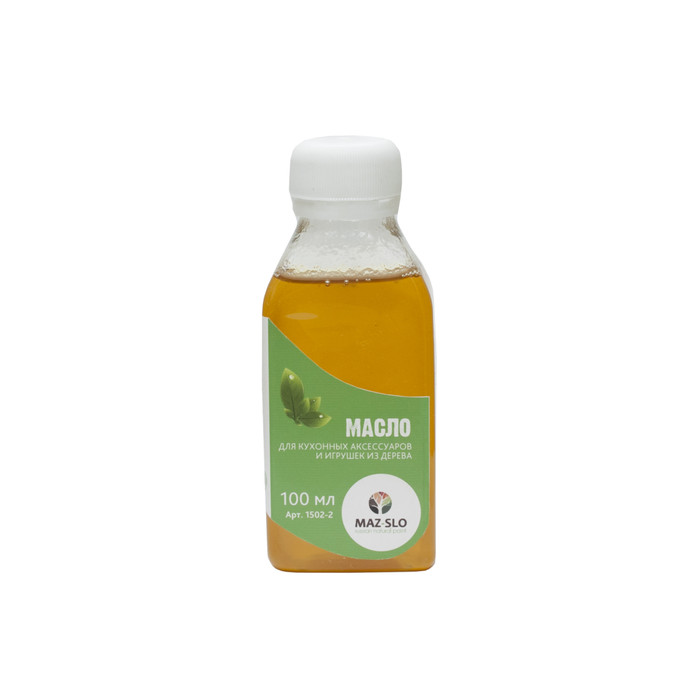 Масло для кухонных аксессуаров и игрушек из дерева MAZ-SLO цвет Тик 100 мл 8072320