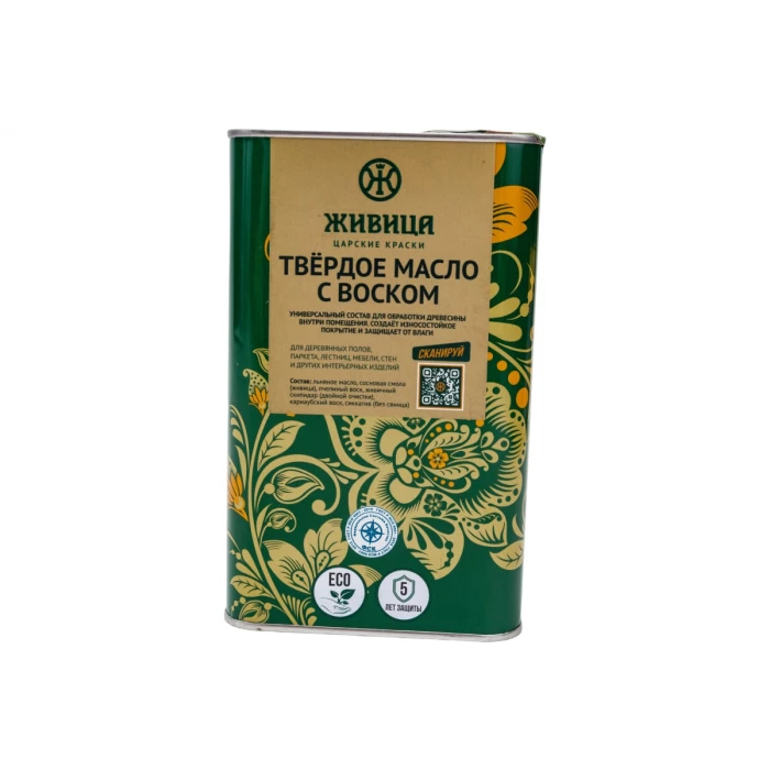 Твердое масло с воском Живица 1 литр 4603726767361