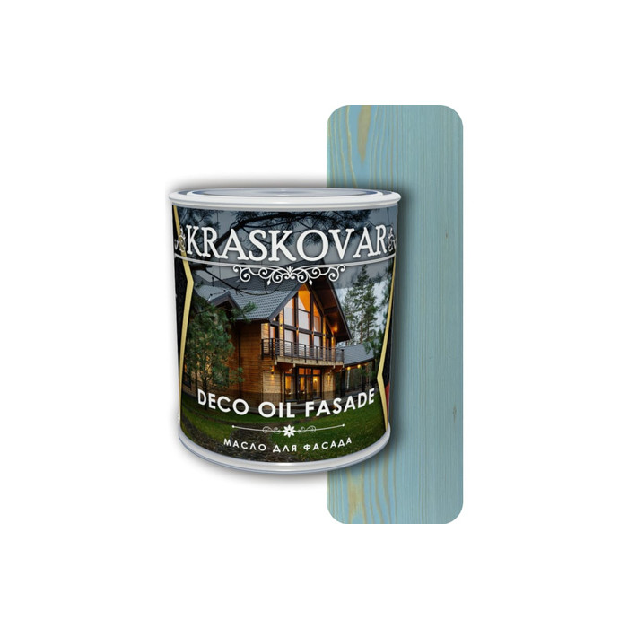 Масло для фасада Kraskovar Deco Oil Fasade волна, 0.75 л 1299