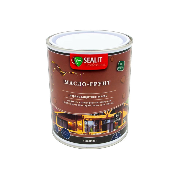 Масло-грунт Sealit oil primer 1 л, пиния 22-310