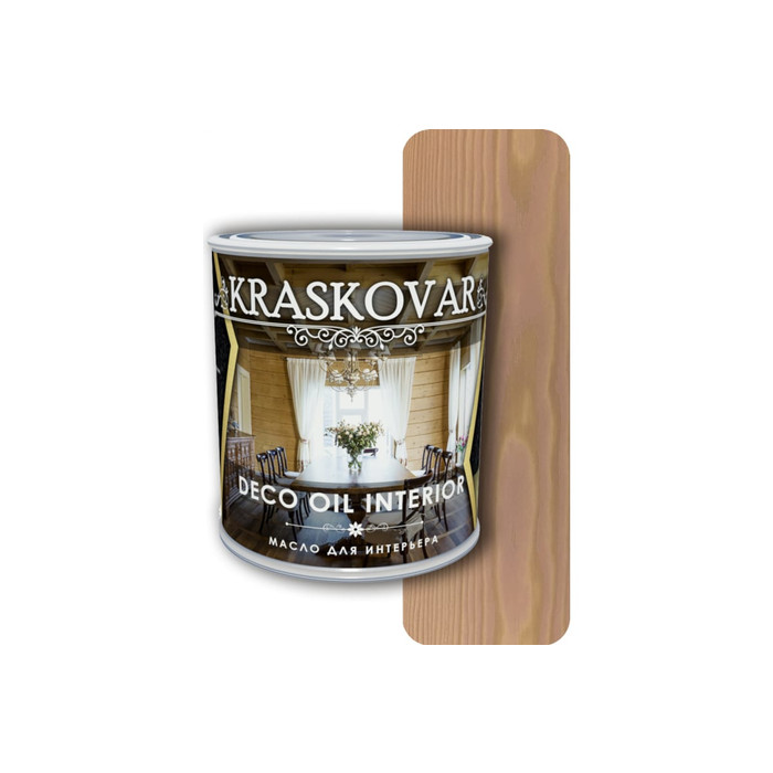 Масло для интерьера Kraskovar Deco Oil Interior имбирь 0.75 л 1264