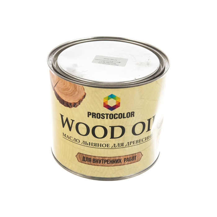 Льняное масло для древесины ПРОСТОКОЛОР WOOD OIL 2,2 л 95845 фото 2