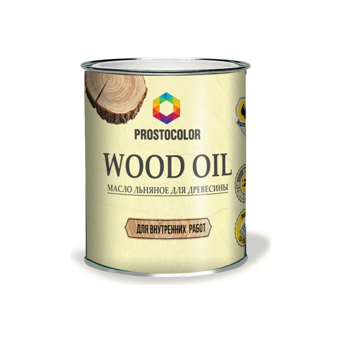 Льняное масло для древесины ПРОСТОКОЛОР WOOD OIL 2,2 л 95845