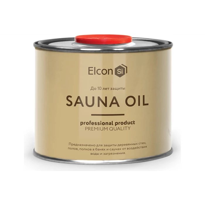 Масло для дерева и полка Elcon Sauna Oil 0,5 л 00-00002955