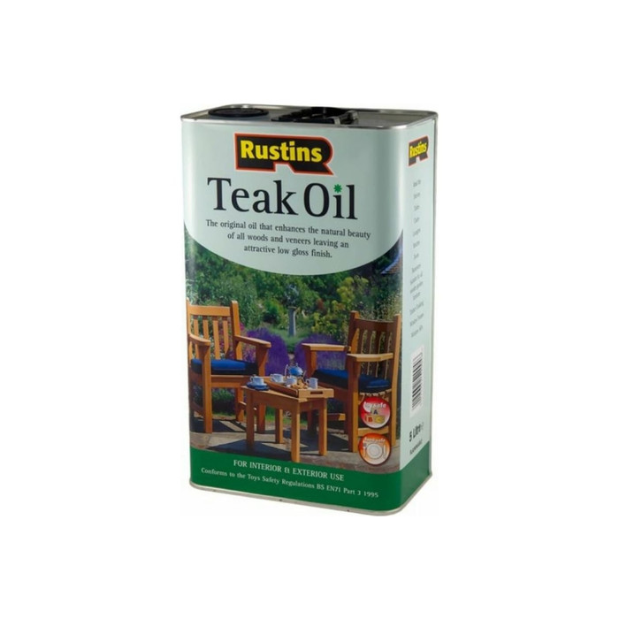 Тиковое масло для дерева Rustins Teak Oil 5 л 00586
