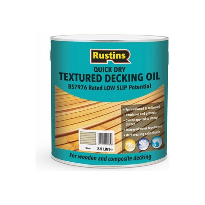 Текстурное масло для террас Rustins Textured Decking Oil 2.5 л 04240