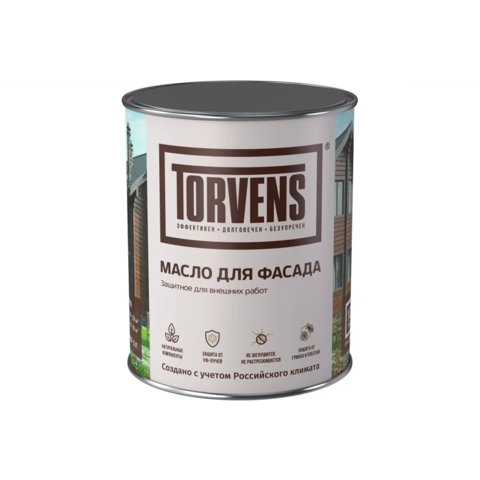 Масло для фасада Torvens бесцветное, 5 л 00-00009242