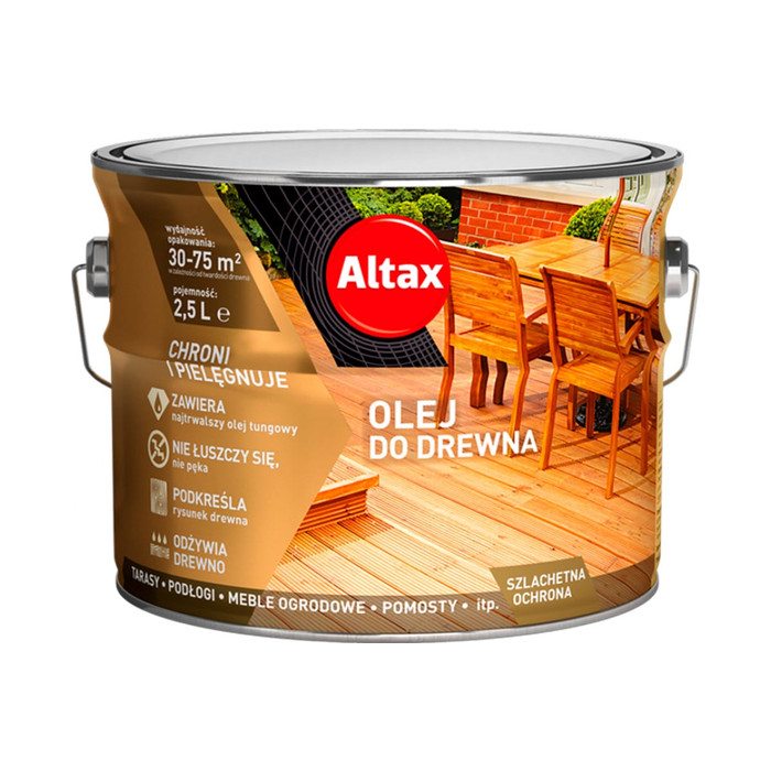 Масло ALTAX OLEJ белый, 2,5 литра 50040-11-000250