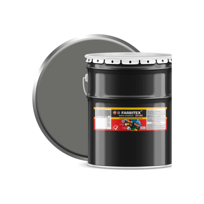Алкидная эмаль FARBITEX ПФ-115 (светло-серый; 20 кг) 4300001659