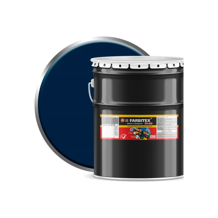 Алкидная эмаль FARBITEX ПФ-115 (синий; 20 кг) 4300001593