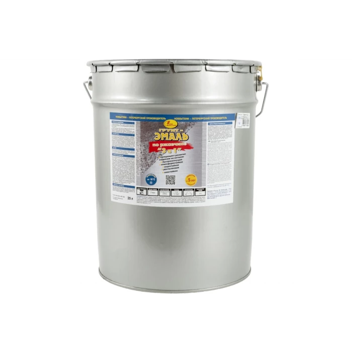 Грунт-эмаль по ржавчине 3в1 НОВБЫТХИМ серая, 20 л 660