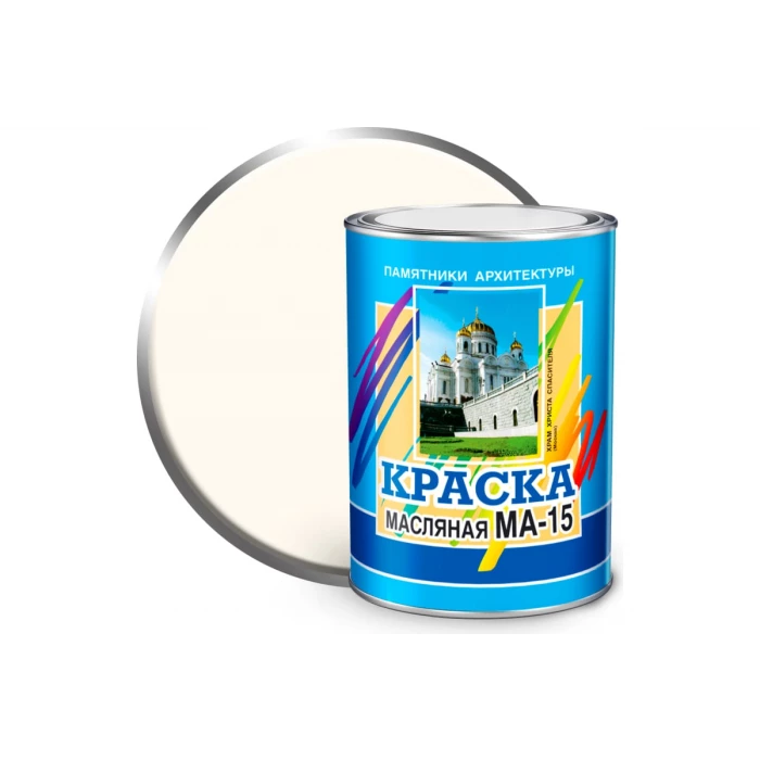 Масляная краска ABC FARBEN МА-15 (белый; 0.9 кг) 4300000292