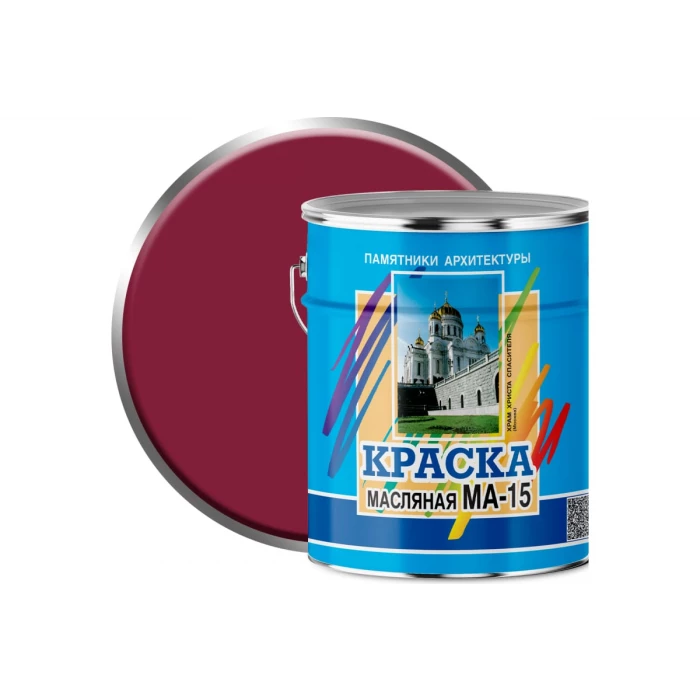 Масляная краска ABC FARBEN МА-15 (вишневый; 6 кг) 4300002464