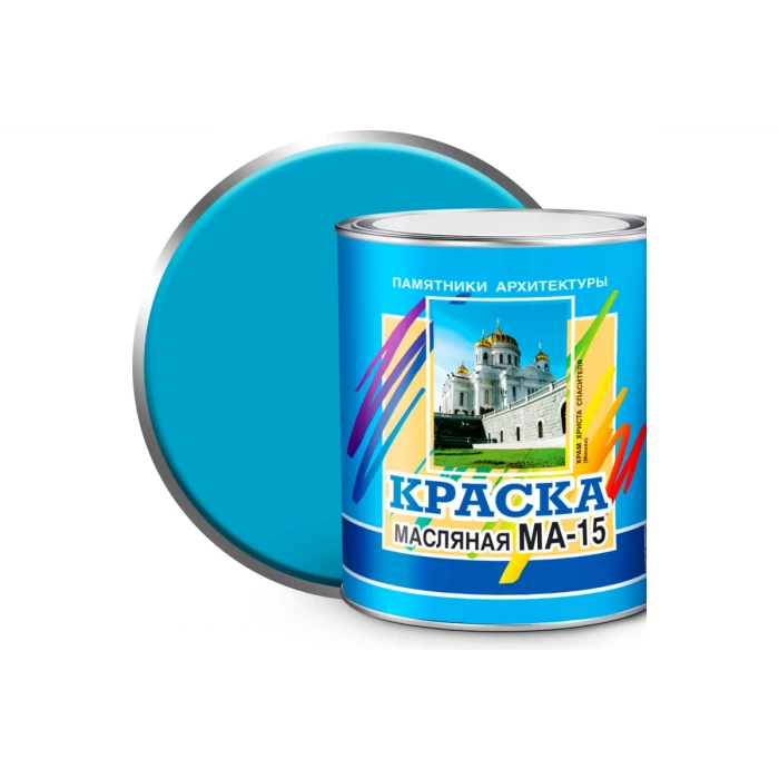 Масляная краска ABC FARBEN МА-15 (голубой; 2.5 кг) 4300000312
