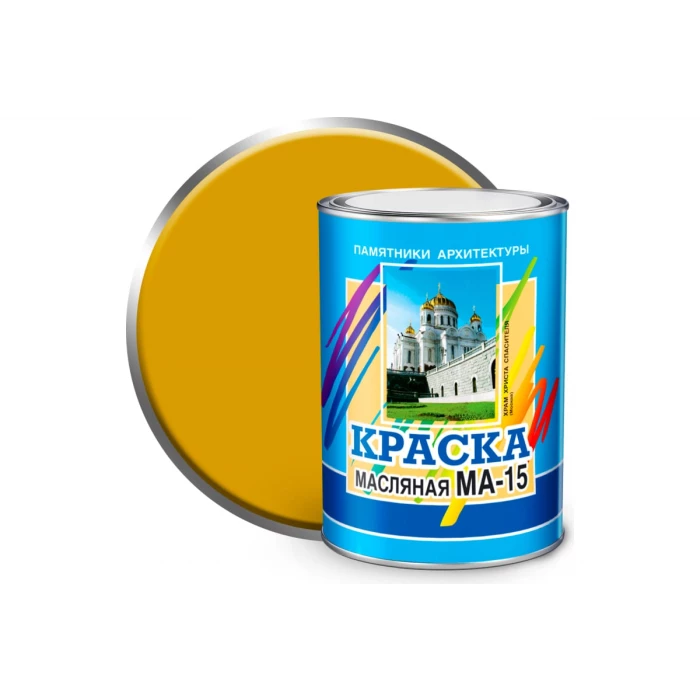 Масляная краска ABC FARBEN МА-15 (желтый; 0.9 кг) 4300000316
