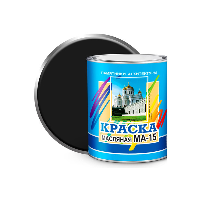 Масляная краска ABC FARBEN МА-15 (черный; 2.5 кг) 4300000376