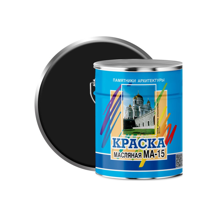 Масляная краска ABC FARBEN МА-15 (черный; 6 кг) 4300002471