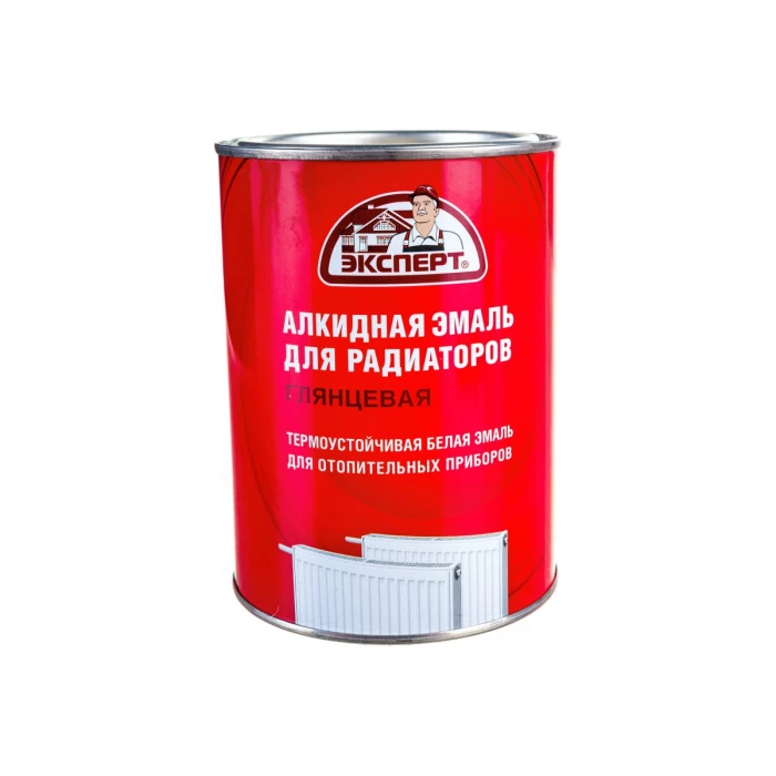 Эмаль алкидная для радиаторов ЭКСПЕРТ белая 0,9 кг 25080