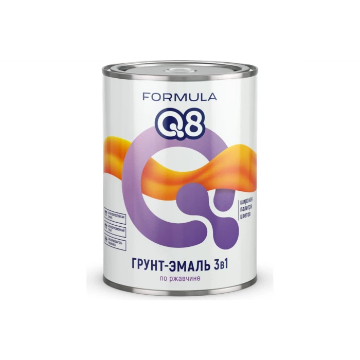 Грунт-эмаль по ржавчине ПРЕСТИЖ FORMULA Q8 желтый, 0.9 кг 52027