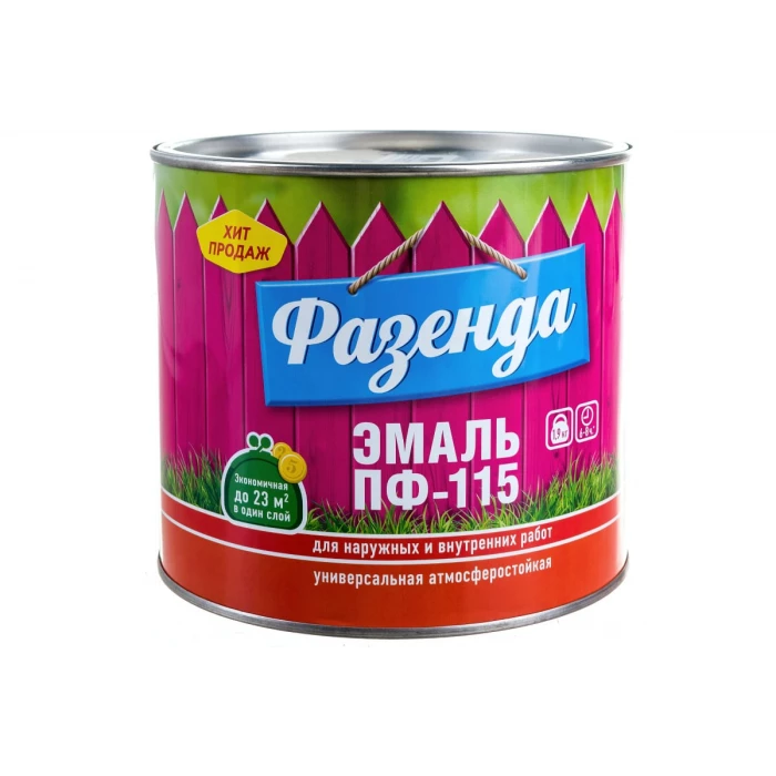 Эмаль Ленинградские краски Фазенда ПФ-115 бежевая 1,9 кг 24293