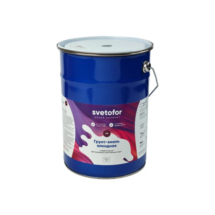 Грунт-эмаль Светофор D4 зеленый RAL 6005 6кг ЗОР00004311