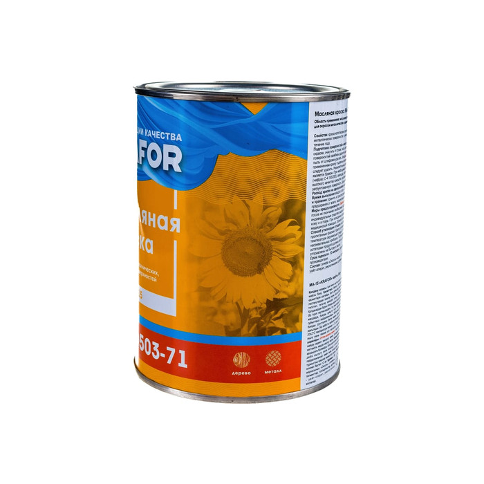 Краска Krafor сурик-железный 0.9 кг фото 4