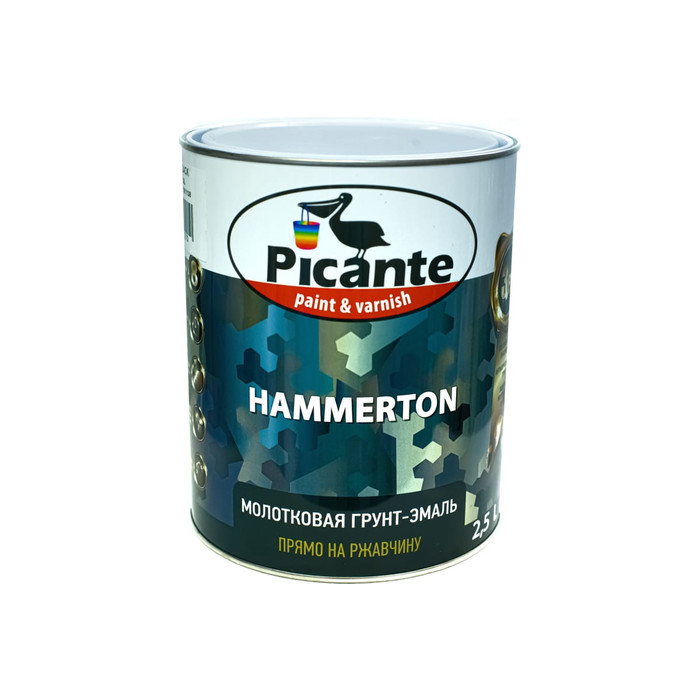 Молотковая эмаль Picante HAMMERTON 6078 молочный шоколад 2,5кг 10420-6078.GL