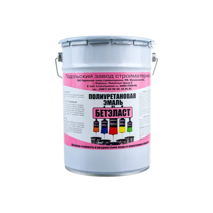Полиуретановая эмаль ЗАО Подольский завод стройматериалов БЕТЭЛАСТ цвет серый 5 кг 2000006640031