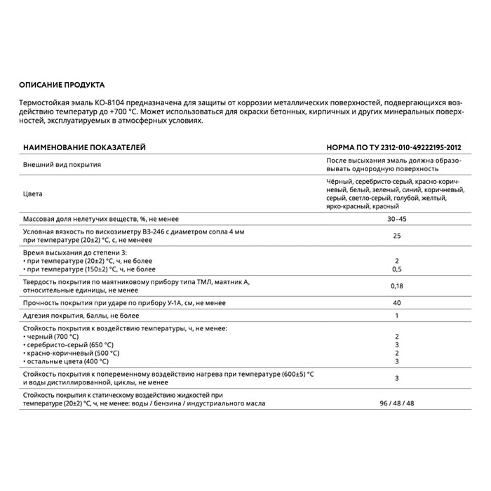 Термостойкая эмаль Elcon КО-8104 серебристо-серая, 600 градусов, 25 кг 00-00003979 фото 4