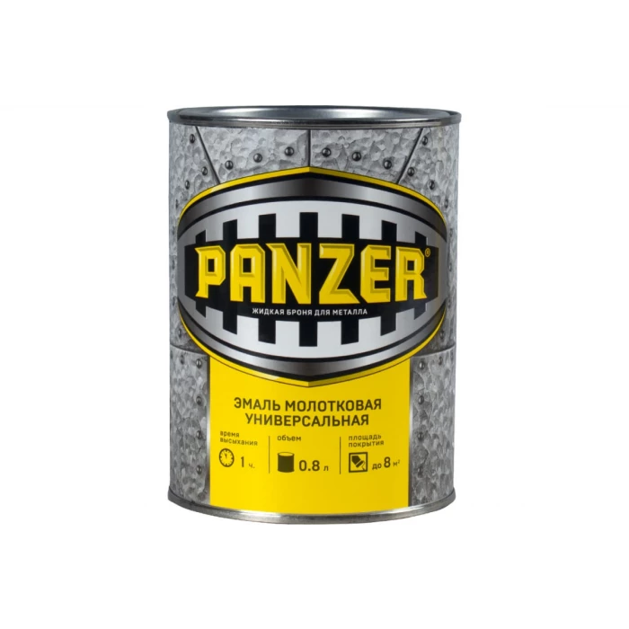 Универсальная молотковая эмаль PANZER античная медь, 0.8 л 219777