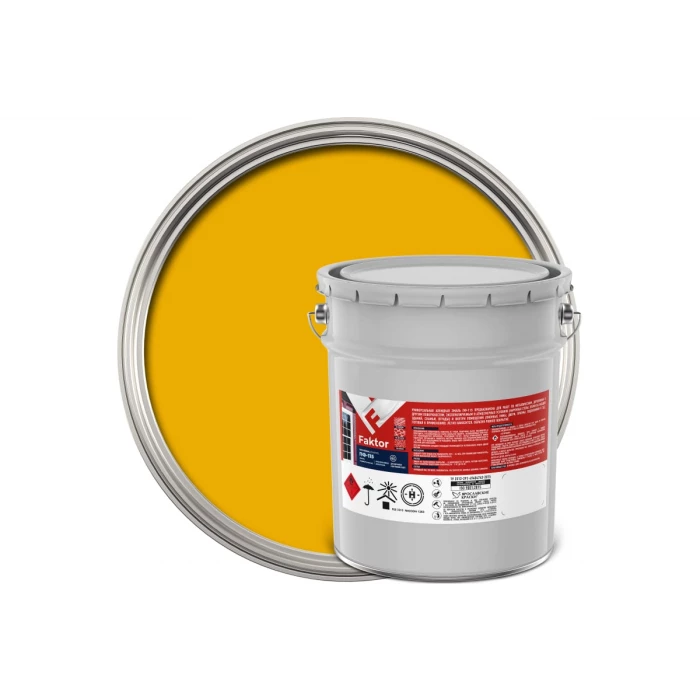 Универсальная эмаль ПФ-115 ЯРОСЛАВСКИЕ КРАСКИ FAKTOR желтая, барабан 20 кг 214731