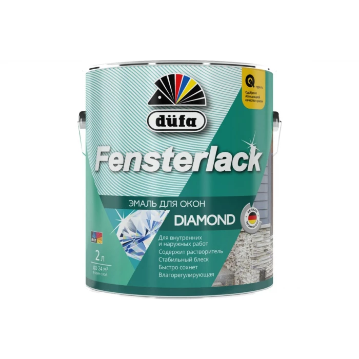 Эмаль Dufa FENSTERLACK для окон белая 2 л МП00-009408