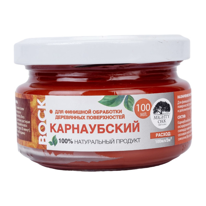 Карнаубский воск MIGHTY OAK 0,1 л, рябина MO167