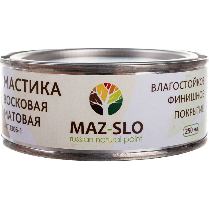 Восковая мастика MAZ-SLO матовая 0.25 л 8066992 фото 2