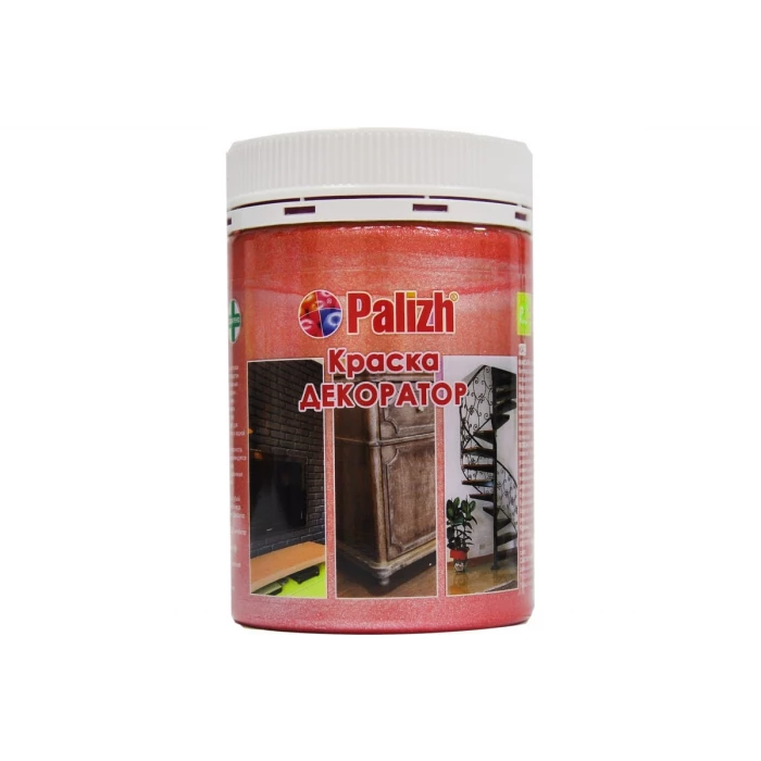 Акриловая краска-колер Palizh №155 красный коралл, 0,25 кг 11605829