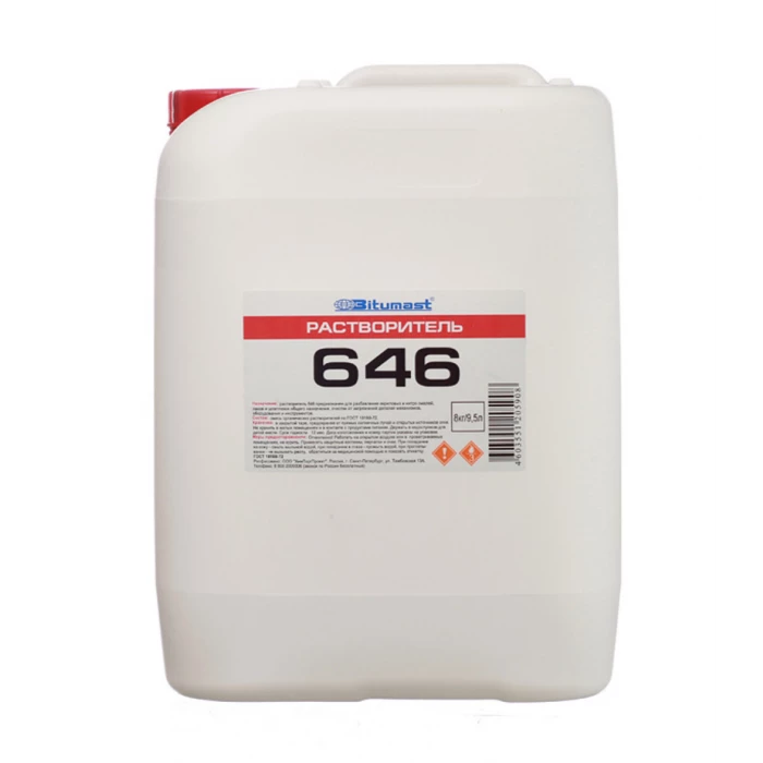 Растворитель 646 Bitumast 8 кг/9,5 л ГОСТ
