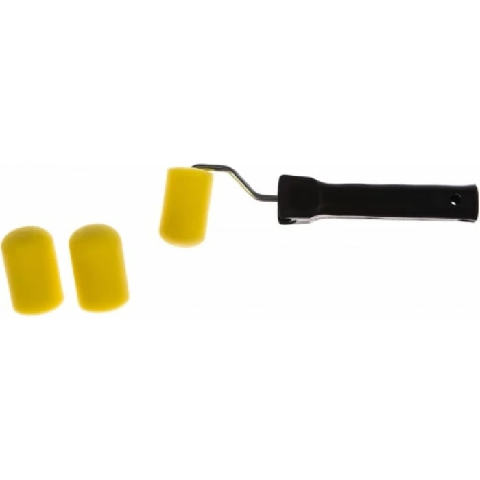 Поролоновый валик FIT высокой плотности белый Профи с ручкой 