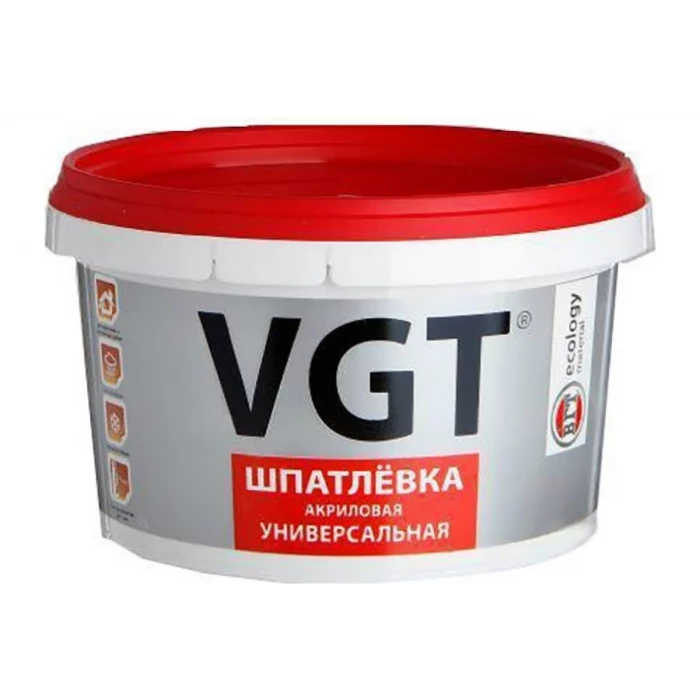 Акриловая универсальная шпаклевка 3,6 кг для наружних и внутренних работ VGT 55220