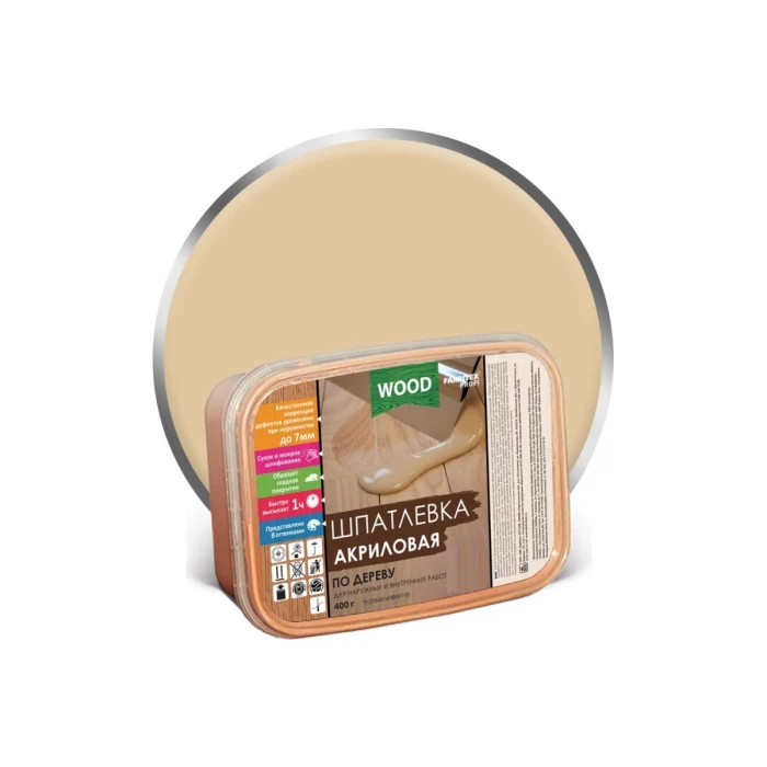 Акриловая шпатлевка по дереву FARBITEX (береза; 0.4 кг; 0,25 л) 4300004762